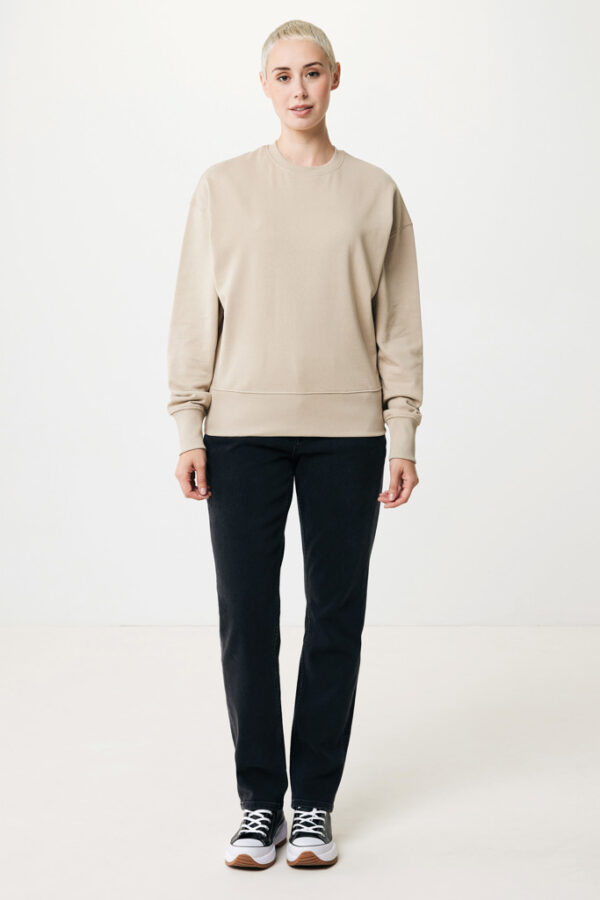 Iqoniq Kruger relaxed recycled cotton crew neck - Desert