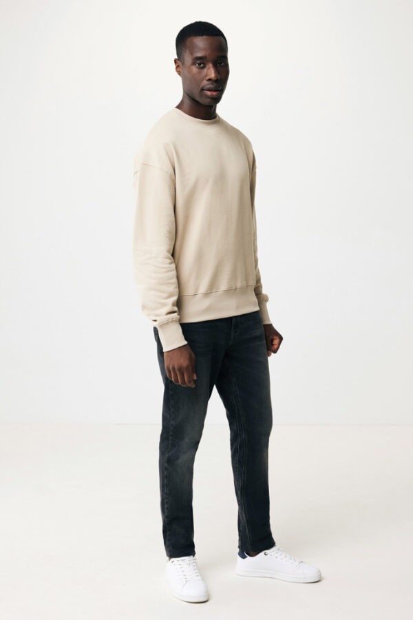 Iqoniq Kruger relaxed recycled cotton crew neck - Desert