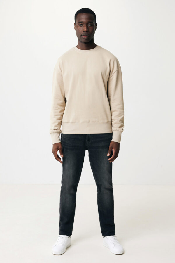 Iqoniq Kruger relaxed recycled cotton crew neck - Desert