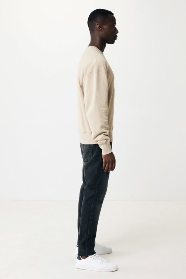 Iqoniq Kruger relaxed recycled cotton crew neck - Desert