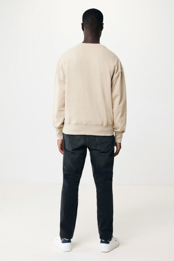 Iqoniq Kruger relaxed recycled cotton crew neck - Desert