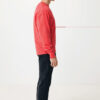 Iqoniq Kruger relaxed recycled cotton crew neck - Luscious Red