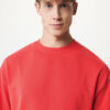 Iqoniq Kruger relaxed recycled cotton crew neck - Luscious Red