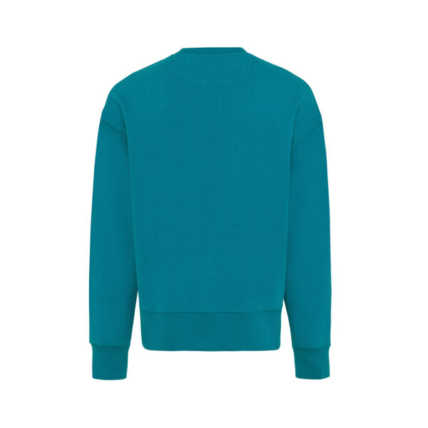 Iqoniq Kruger relaxed recycled cotton crew neck - Verdigris