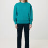 Iqoniq Kruger relaxed recycled cotton crew neck - Verdigris