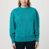 Iqoniq Kruger relaxed recycled cotton crew neck - Verdigris