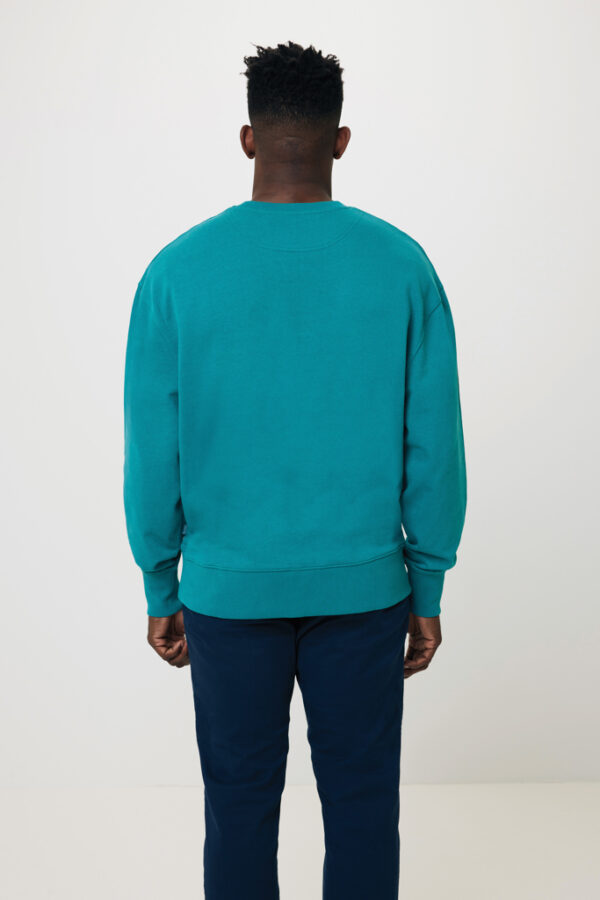 Iqoniq Kruger relaxed recycled cotton crew neck - Verdigris