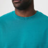 Iqoniq Kruger relaxed recycled cotton crew neck - Verdigris