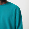 Iqoniq Kruger relaxed recycled cotton crew neck - Verdigris