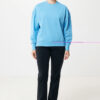 Iqoniq Kruger relaxed recycled cotton crew neck - Tranquil Blue