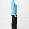 Iqoniq Kruger relaxed recycled cotton crew neck - Tranquil Blue