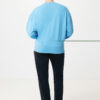 Iqoniq Kruger relaxed recycled cotton crew neck - Tranquil Blue