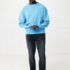 Iqoniq Kruger relaxed recycled cotton crew neck - Tranquil Blue