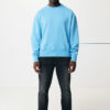 Iqoniq Kruger relaxed recycled cotton crew neck - Tranquil Blue