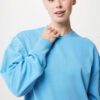 Iqoniq Kruger relaxed recycled cotton crew neck - Tranquil Blue