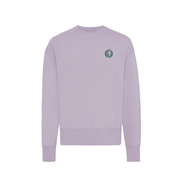 Iqoniq Kruger relaxed recycled cotton crew neck - Lavender