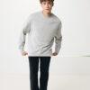 Iqoniq Kruger relaxed recycled cotton crew neck - Heather Grey