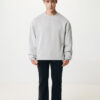 Iqoniq Kruger relaxed recycled cotton crew neck - Heather Grey