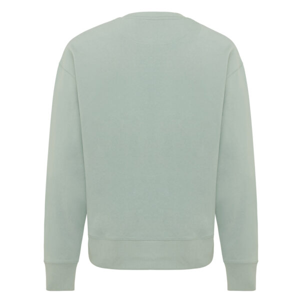 Iqoniq Kruger relaxed recycled cotton crew neck - Iceberg Green