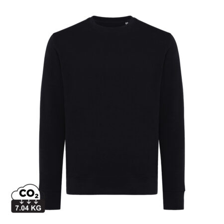 Iqoniq Etosha lightweight recycled cotton crew neck - Black