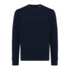 Iqoniq Etosha lightweight recycled cotton crew neck - Navy