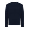 Iqoniq Etosha lightweight recycled cotton crew neck - Navy