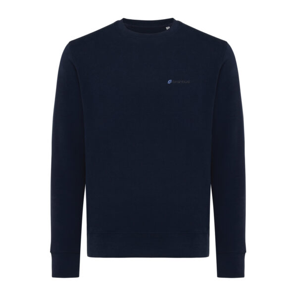 Iqoniq Etosha lightweight recycled cotton crew neck - Navy