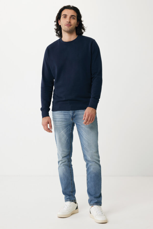 Iqoniq Etosha lightweight recycled cotton crew neck - Navy