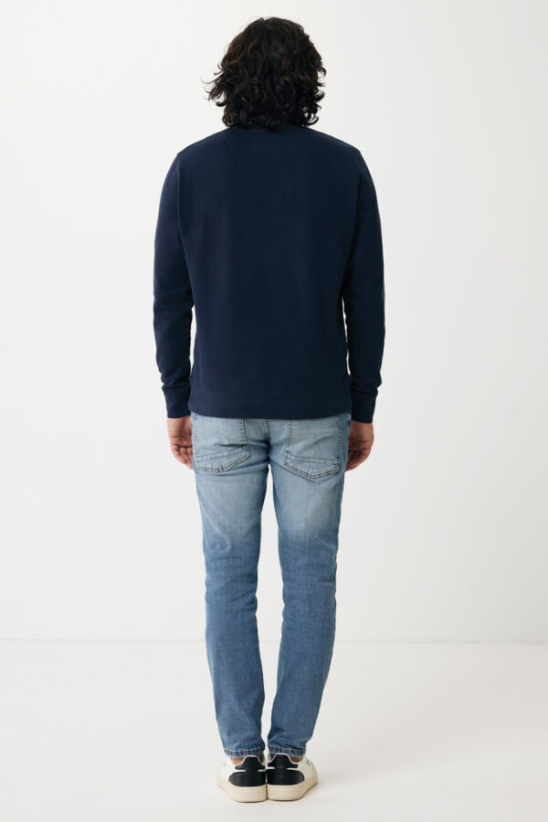 Iqoniq Etosha lightweight recycled cotton crew neck - Navy