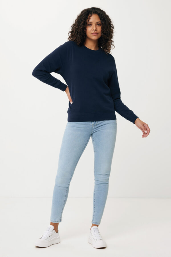 Iqoniq Etosha lightweight recycled cotton crew neck - Navy