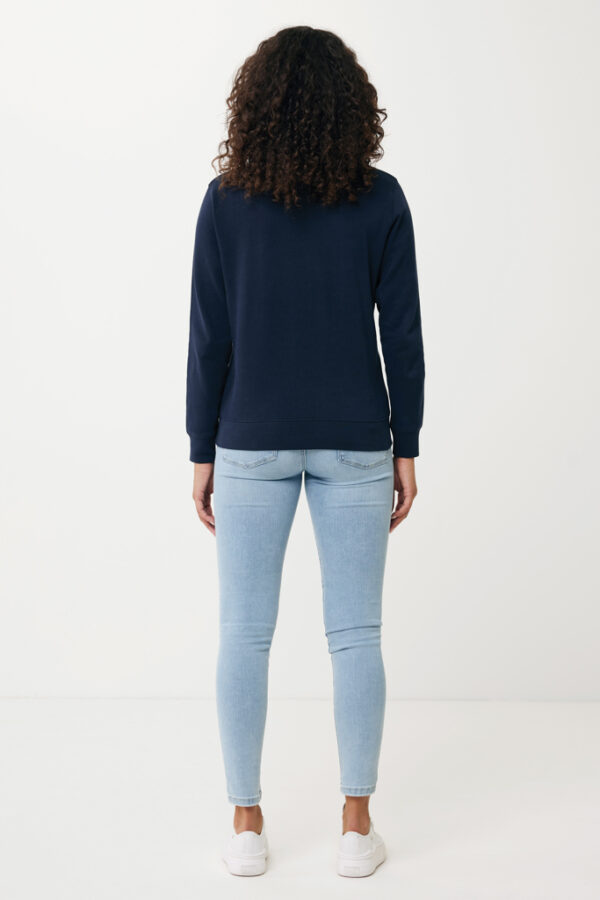 Iqoniq Etosha lightweight recycled cotton crew neck - Navy