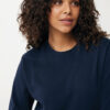 Iqoniq Etosha lightweight recycled cotton crew neck - Navy