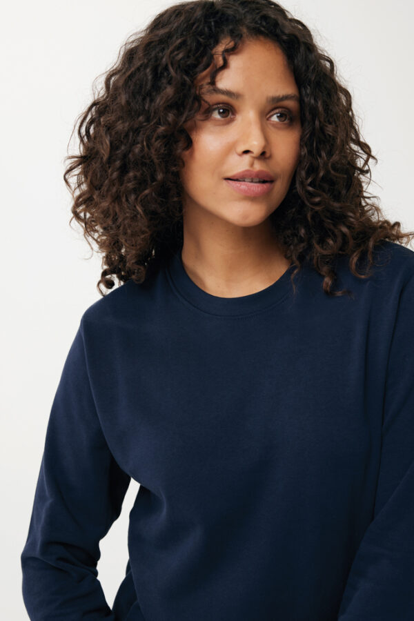 Iqoniq Etosha lightweight recycled cotton crew neck - Navy