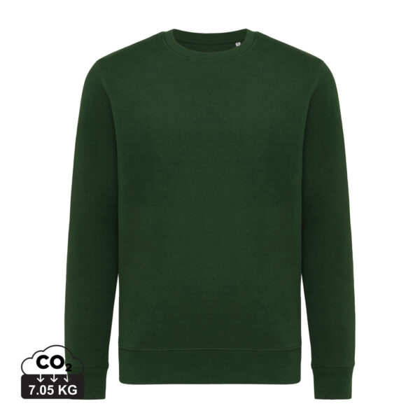 Iqoniq Etosha lightweight recycled cotton crew neck - Forest Green