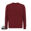 Iqoniq Etosha lightweight recycled cotton crew neck - Burgundy