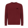 Iqoniq Etosha lightweight recycled cotton crew neck - Burgundy