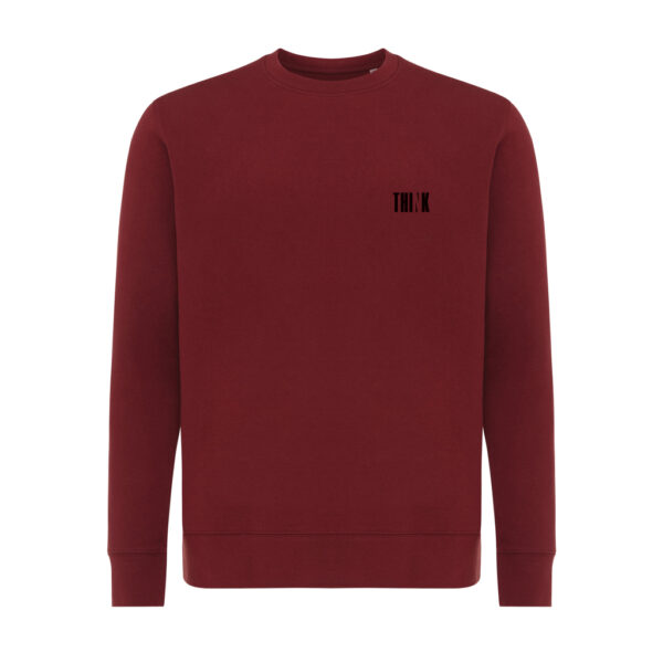 Iqoniq Etosha lightweight recycled cotton crew neck - Burgundy