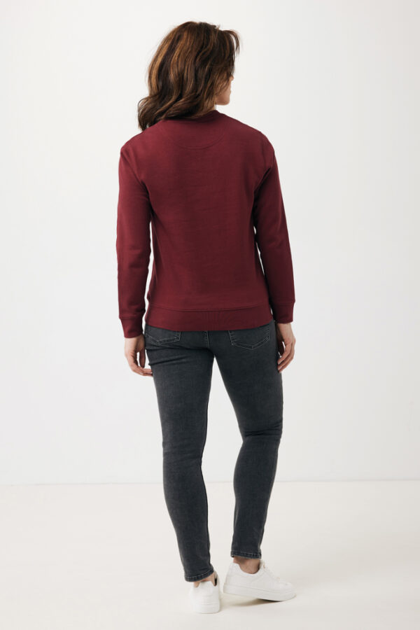 Iqoniq Etosha lightweight recycled cotton crew neck - Burgundy