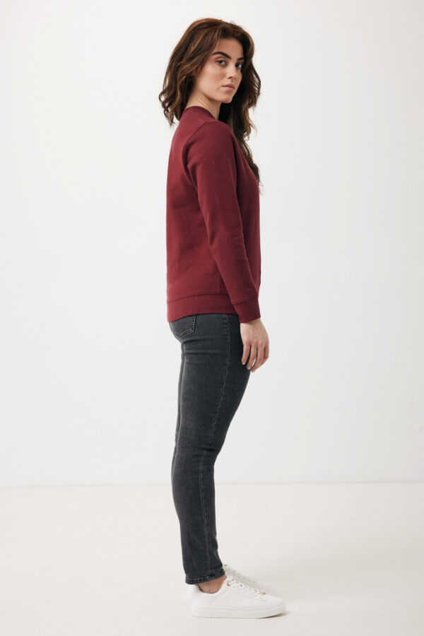 Iqoniq Etosha lightweight recycled cotton crew neck - Burgundy