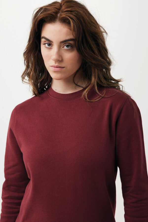 Iqoniq Etosha lightweight recycled cotton crew neck - Burgundy