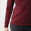 Iqoniq Etosha lightweight recycled cotton crew neck - Burgundy