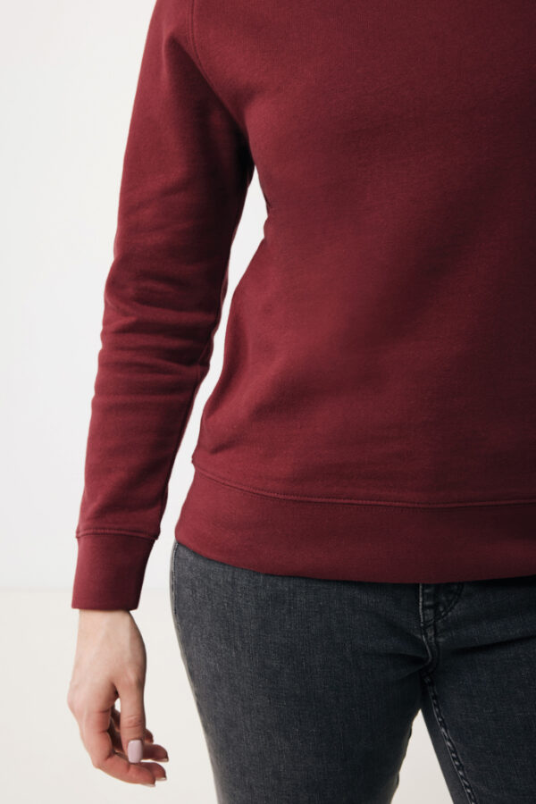 Iqoniq Etosha lightweight recycled cotton crew neck - Burgundy