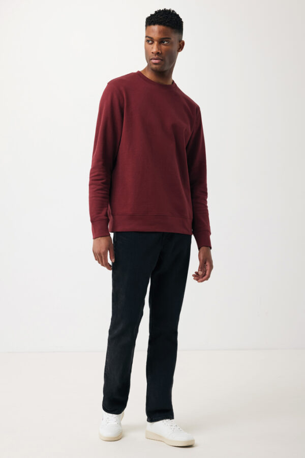 Iqoniq Etosha lightweight recycled cotton crew neck - Burgundy