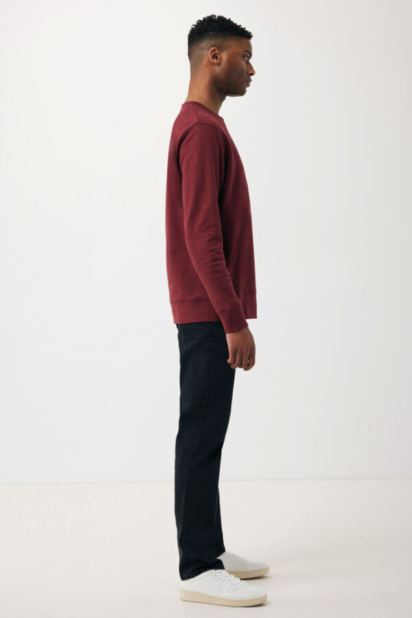 Iqoniq Etosha lightweight recycled cotton crew neck - Burgundy