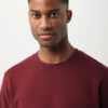 Iqoniq Etosha lightweight recycled cotton crew neck - Burgundy