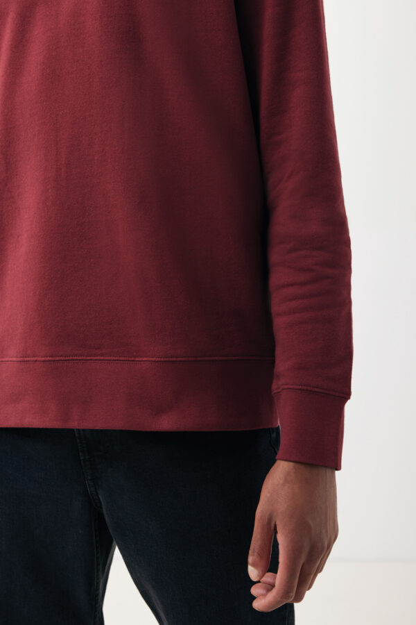 Iqoniq Etosha lightweight recycled cotton crew neck - Burgundy