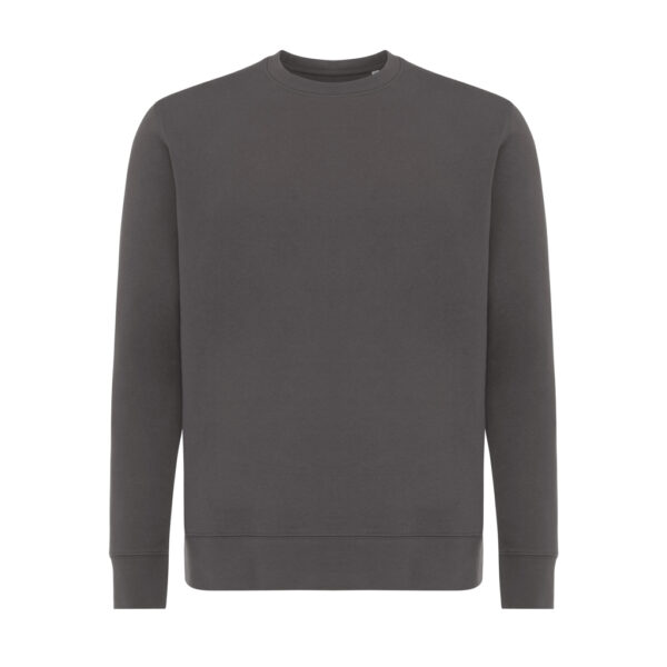 Iqoniq Etosha lightweight recycled cotton crew neck - Anthracite