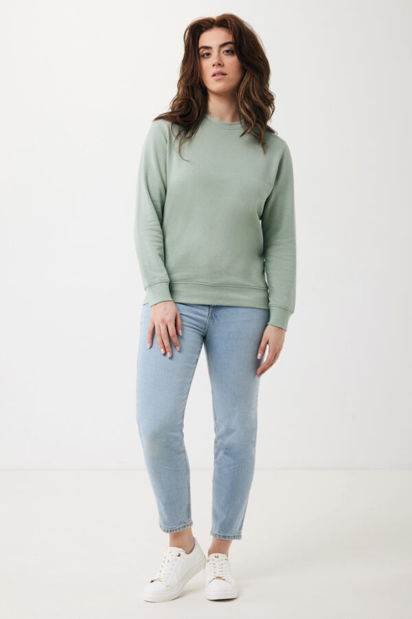 Iqoniq Etosha lightweight recycled cotton crew neck - Iceberg Green