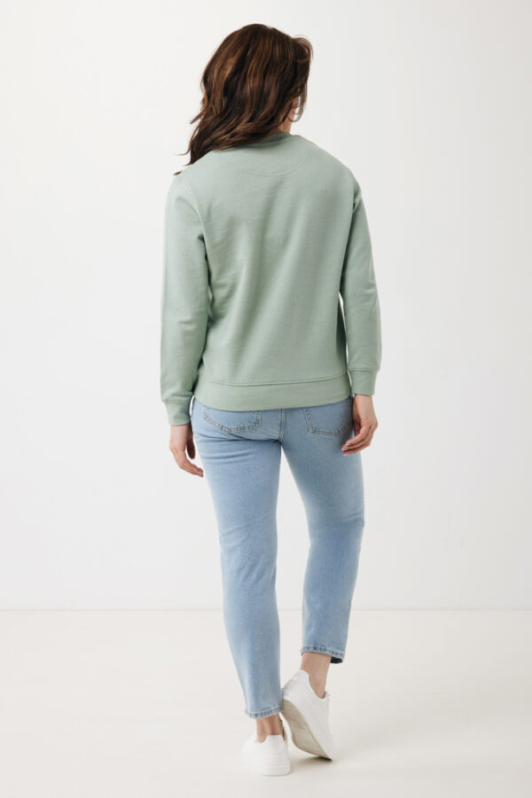 Iqoniq Etosha lightweight recycled cotton crew neck - Iceberg Green