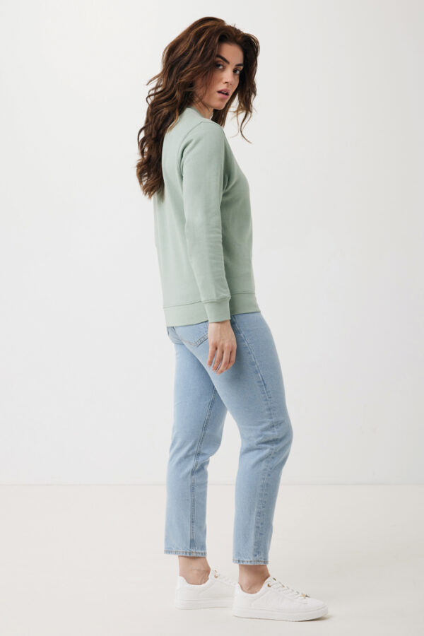 Iqoniq Etosha lightweight recycled cotton crew neck - Iceberg Green